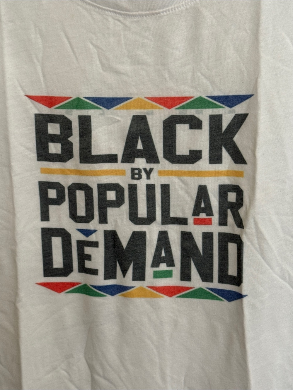 Bella Canvas White Short Sleeve Tee with Multicolor Graphic - Picture 4 of 5